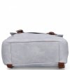 Stylowy Plecak Damski XL Vintage firmy Herisson Jasno Szary